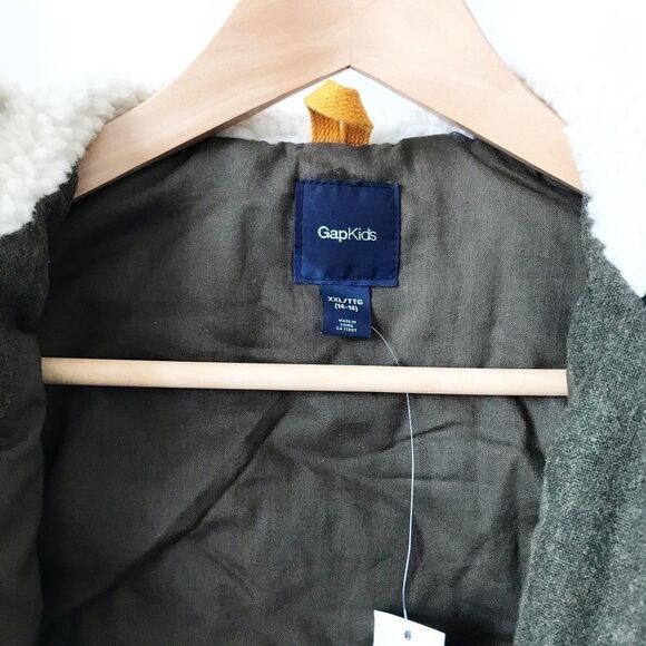 Gap kids NWT hooded jacket/light coat XXL(14-16Y) - Picture 3 of 6